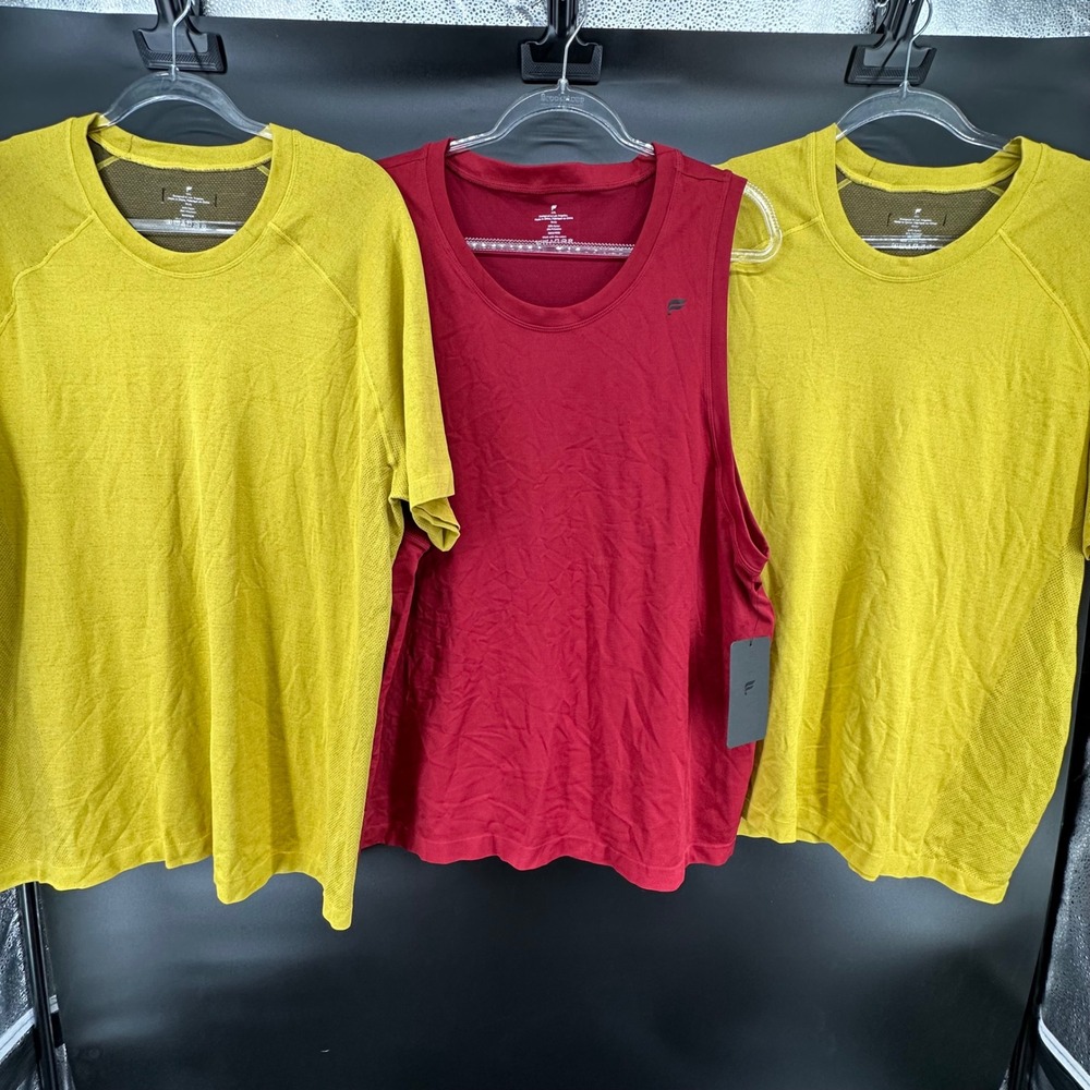 (3) Fabletics Athletics Shirts  New‎ Men's XXL 2XL